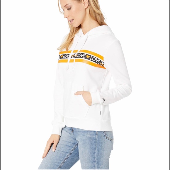 💖MEGA SALE💖 Converse Women's Love the Progress Print Hoodie 10020576-a01 - Picture 3 of 7